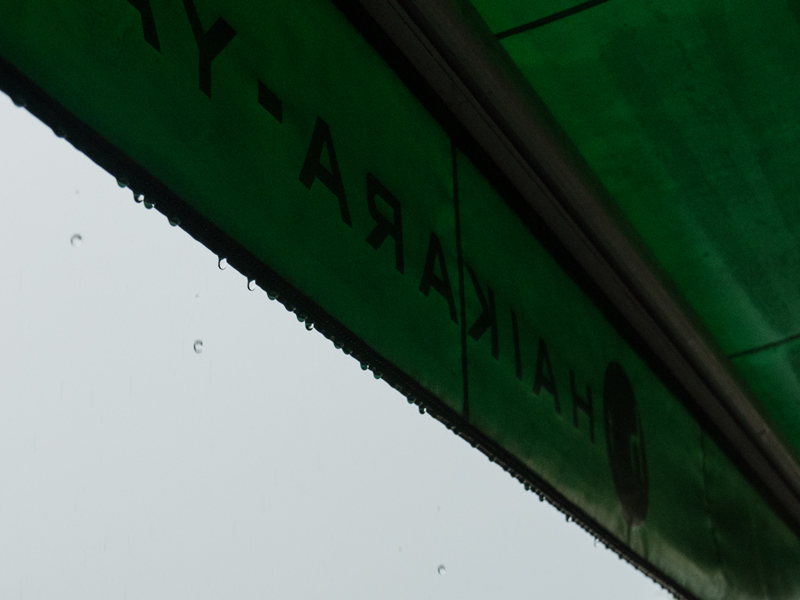 久しぶりのざーざー降り