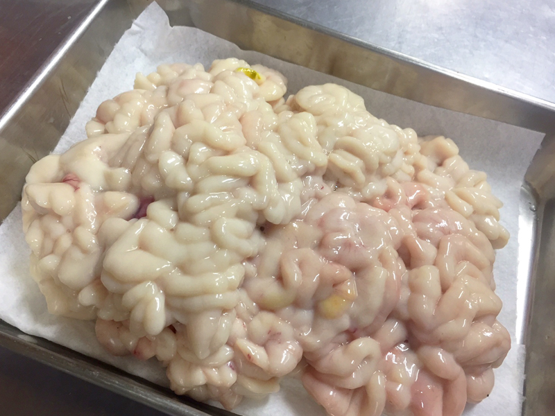 旬な食材　真鱈白子