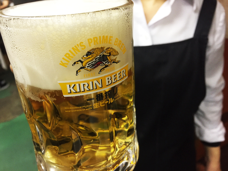 季節メニュー　遠野産ホップとれたてホップ樽生ビール